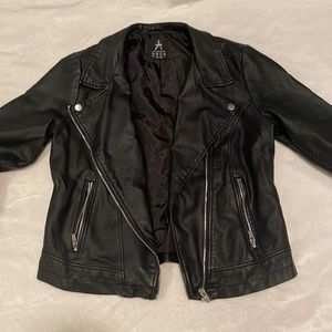 Faux Leather Jacket